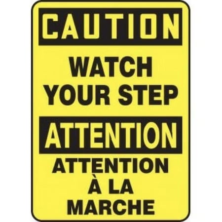 Accuform BILINGUAL SAFETY SIGN FRENCH 20 in FBMSTF632XL FBMSTF632XL